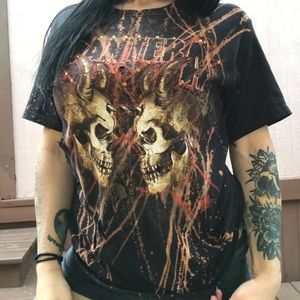 ▪️r e s t y l e d || bling PANTERA band tee▪️